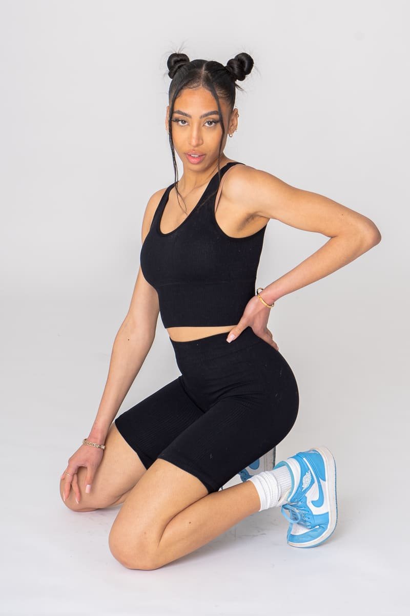 Ensemble vert sport côtelé - Cinelle Paris, mode femme tendance