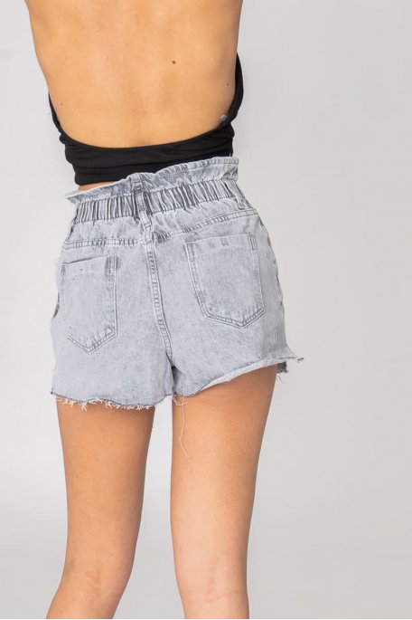 Tapered jean shorts hot sale