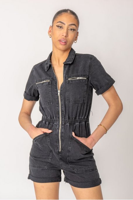 Combishort en jean sales