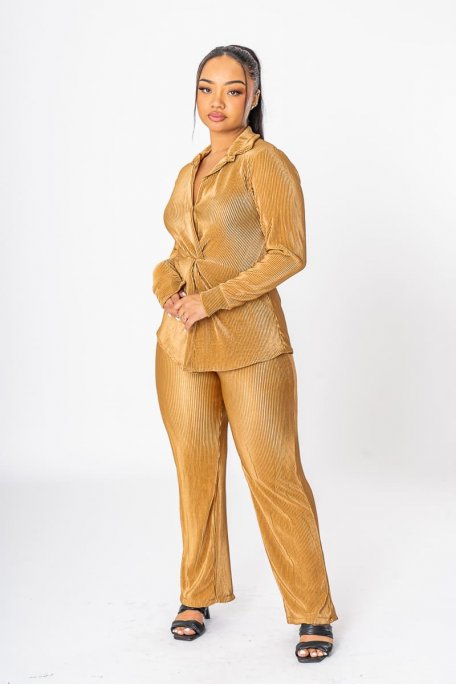 Ensemble top à boutons