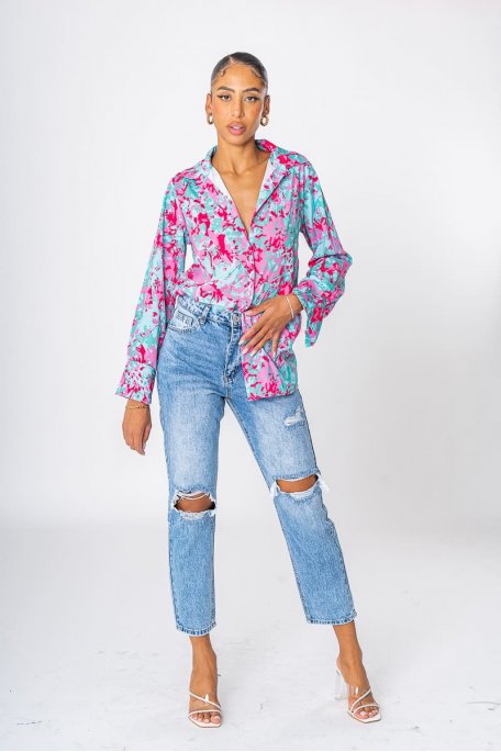 Blue mom jeans