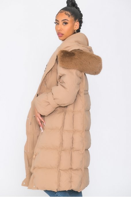 parka longue fourrure