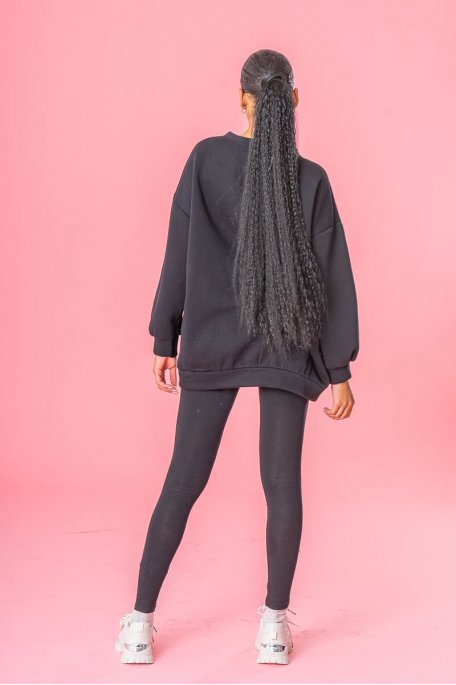 Ensemble sweat oversize et legging