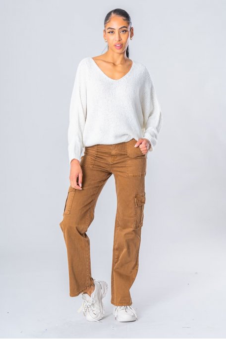 Cargohose camel
