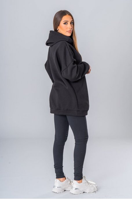 Black hoodie and jogging suit