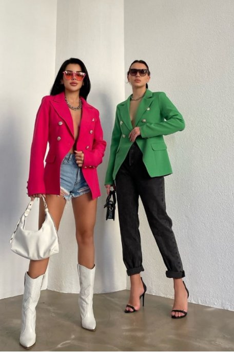 Blazer style officier femme 2025
