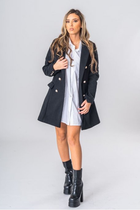 Black officer jacket
