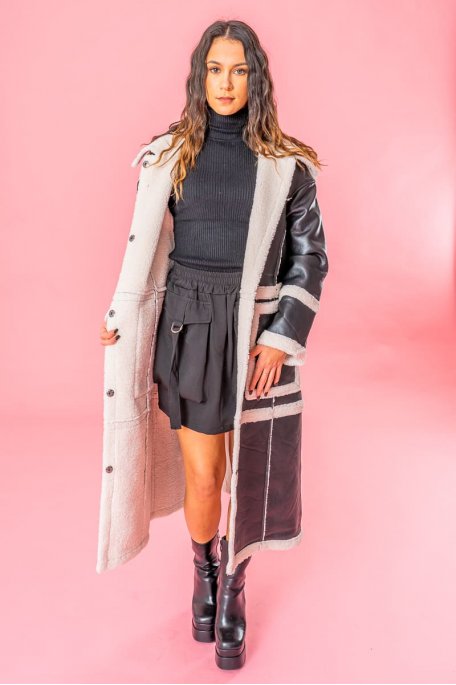 Long black coat