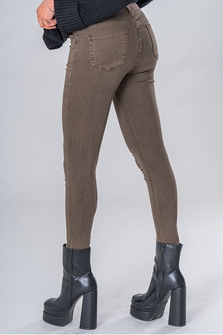 Legging simili cuir zip - Cinelle Paris, mode femme tendance