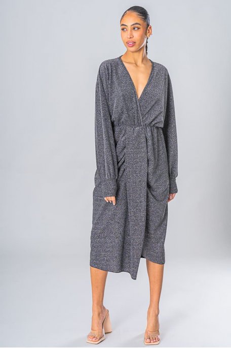 Grey long dress
