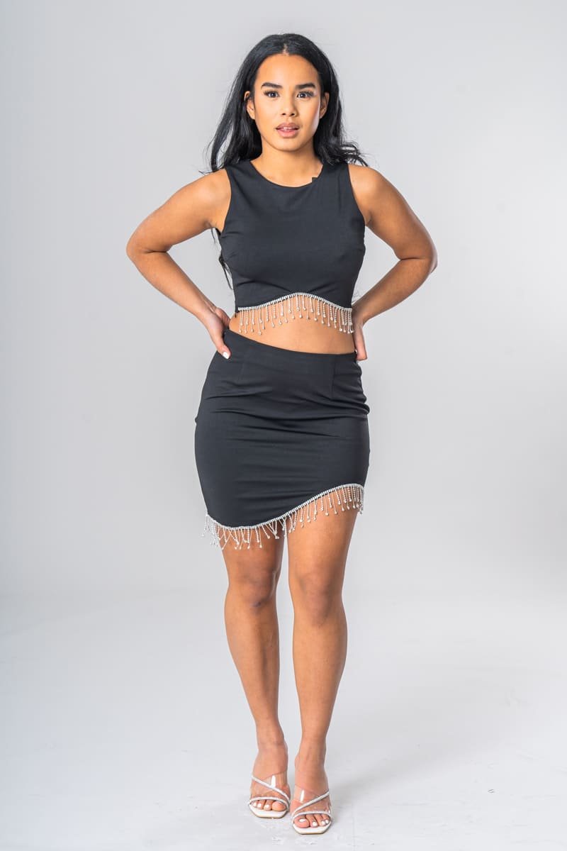 Jupe asymétrique noire online