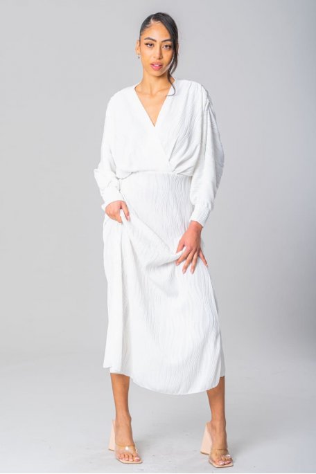 Cache cache hotsell robe blanche