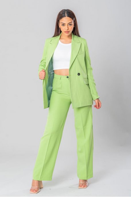 Green large suit