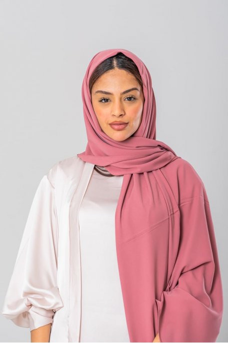 Silk scarf of Medina old pink