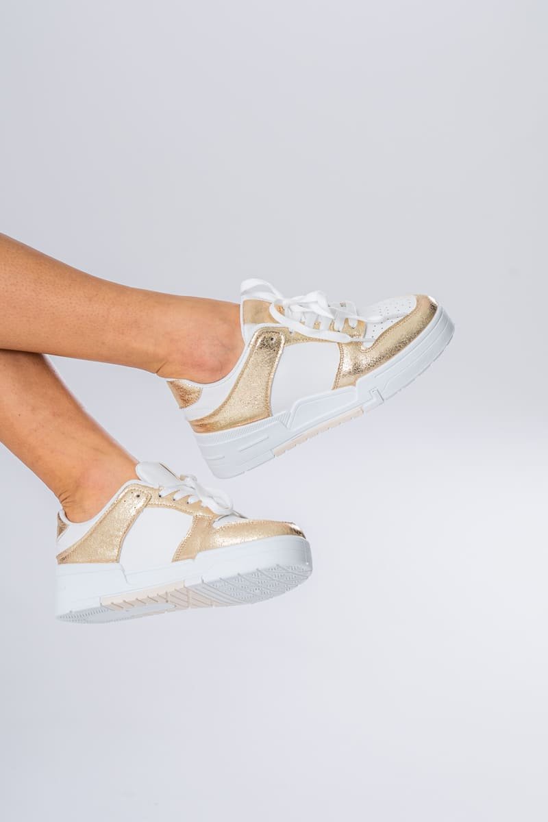 Baskets Blanches Femme - Sneakers Blanches tendances et pas cher - Cinelle  Paris