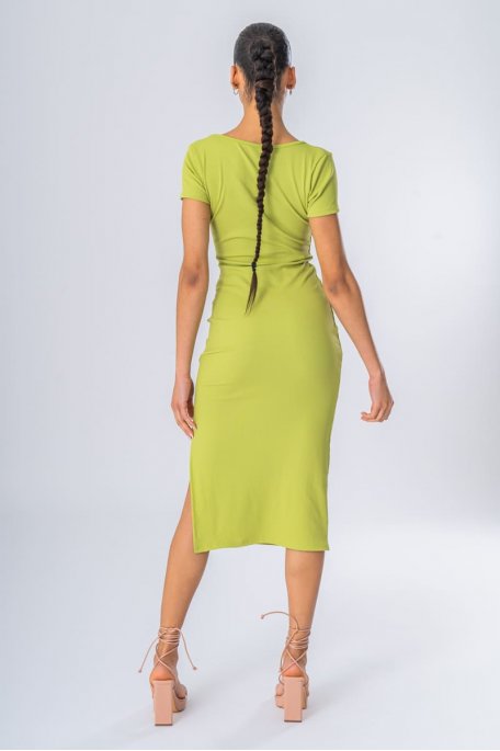 Robe moulante manche courte 2025