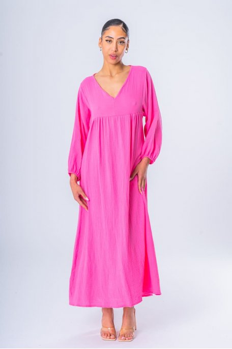 copy of Robe longue gaz de coton
