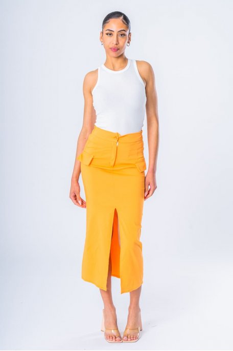 Orange skirt
