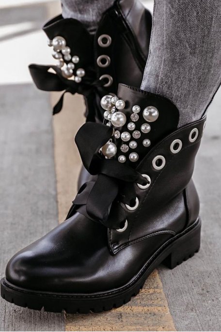 Bottine a perle new arrivals