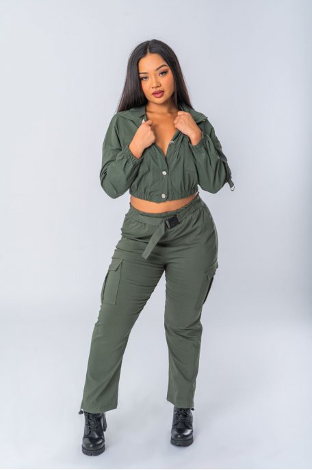 Pantalon style cargo femme online