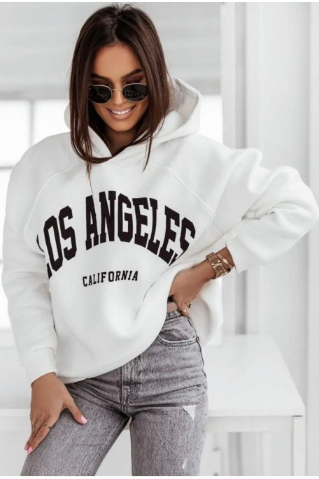 Los angeles white 2025 hoodie