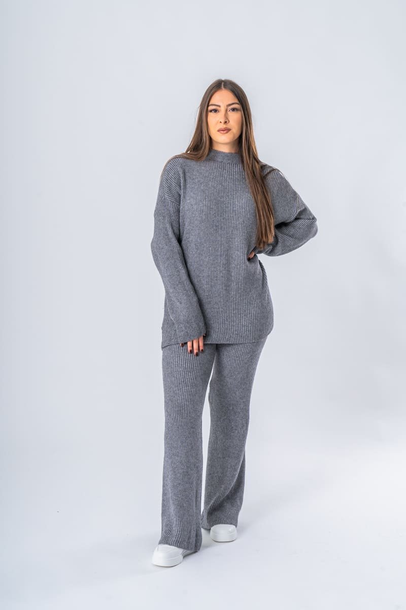 Ensemble de jogging oversize gris - Cinelle Paris, mode femme tendance