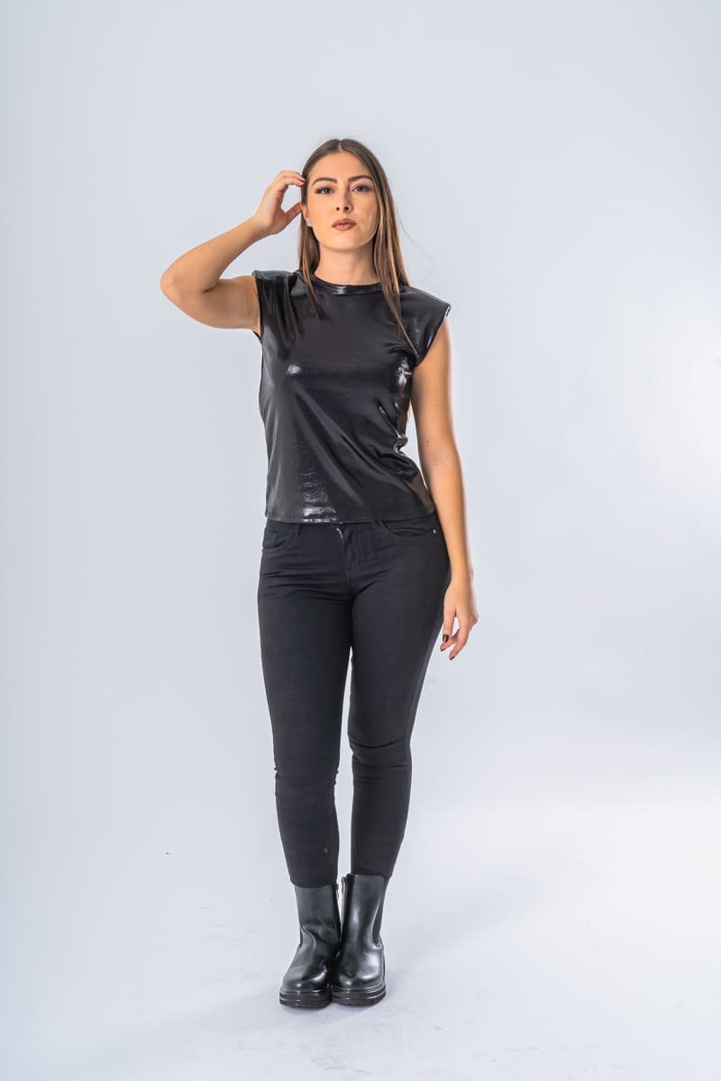Jean skinny noir push up Cinelle paris mode femme tendance