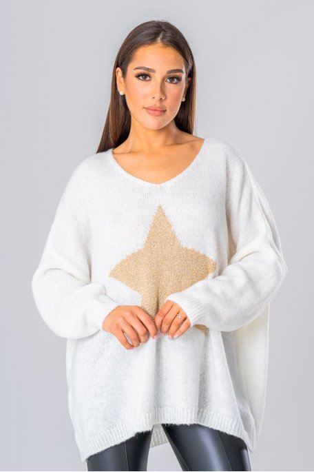 copy of White star sweater