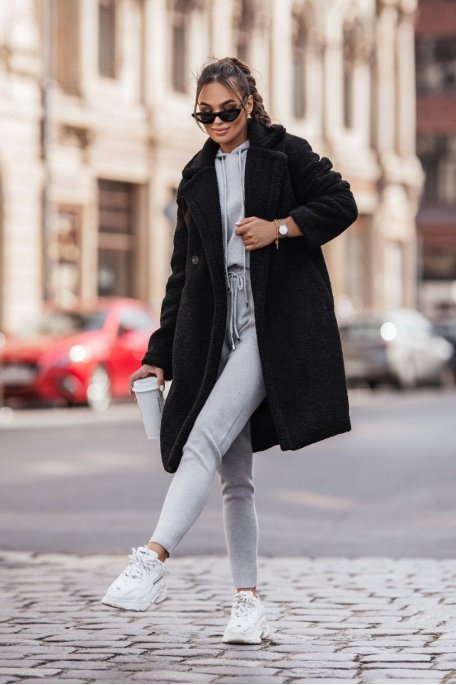 Manteau teddy femme deals