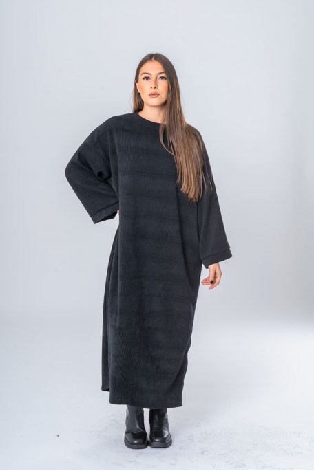 copy of Oversize-Cordkleid beige