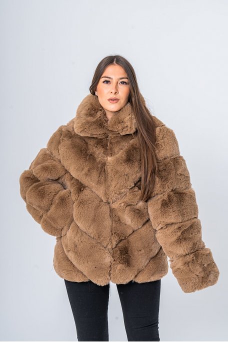 Women s faux fur coats and faux fur jacket Cinelle Paris
