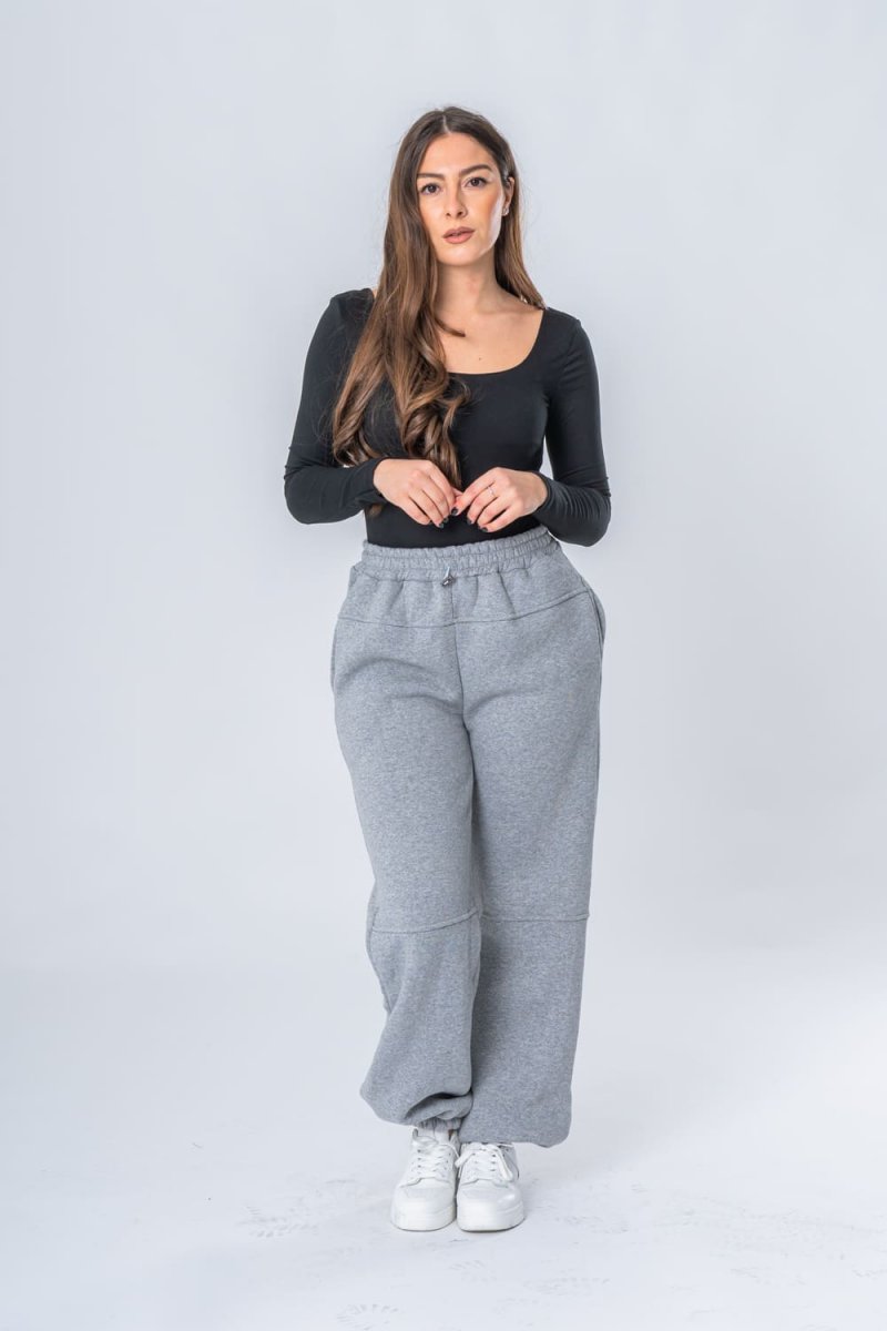 Jogging gris top epais