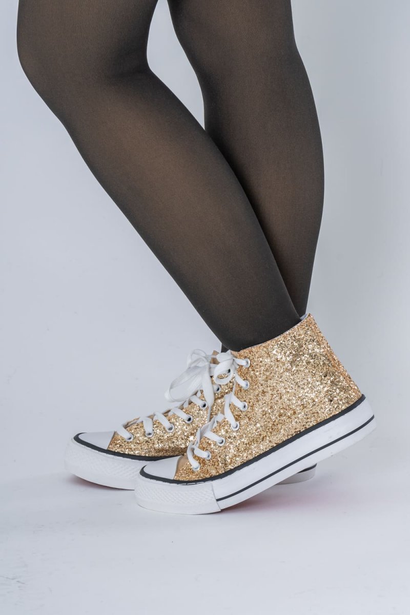 basket paillette femme pas cher