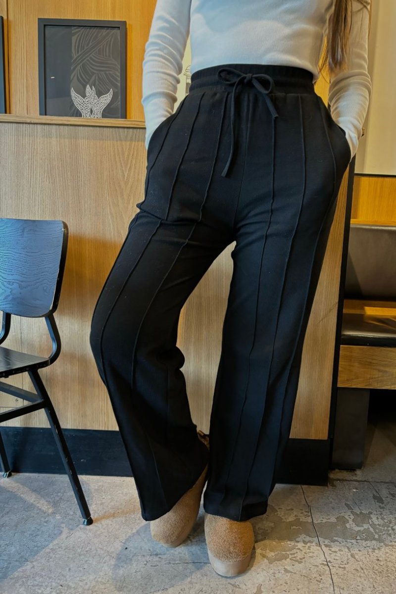 Collant opaque noir polaire- Cinelle Paris, mode femme tendance