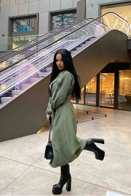 Trench vert online kaki