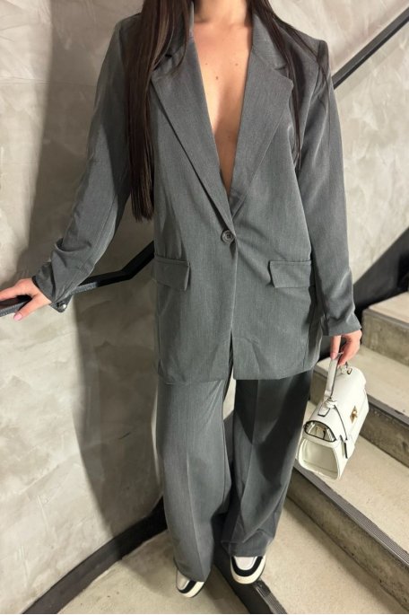 Ensemble tailleur clearance femme oversize