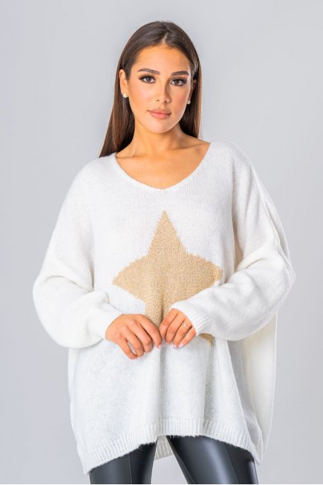 copy of White star sweater