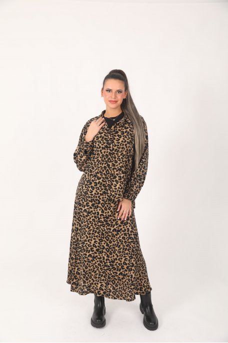 Leopard skirt