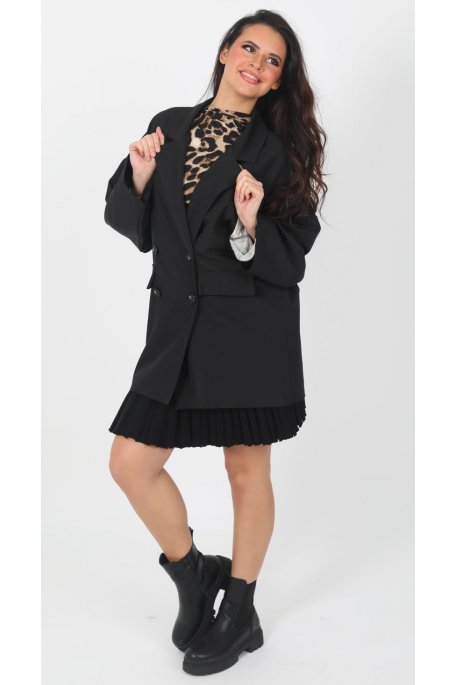 Plain black blazer