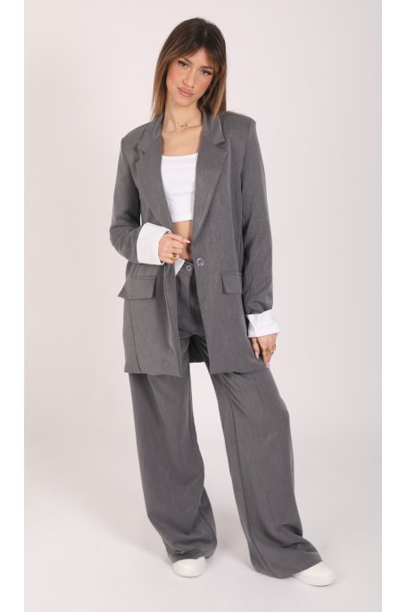 copy of Black bicolor suit set