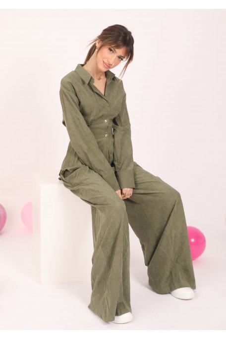 copy of Black suede-effect set