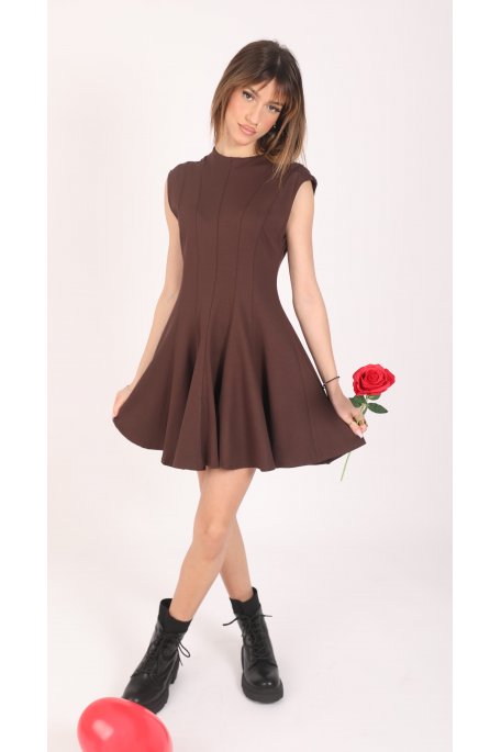 copy of Ausgestelltes Kleid schwarz
