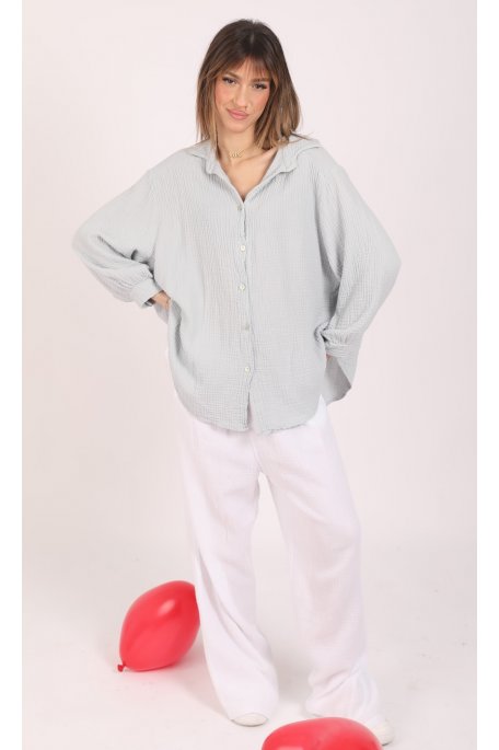 copy of White cotton gas shirt