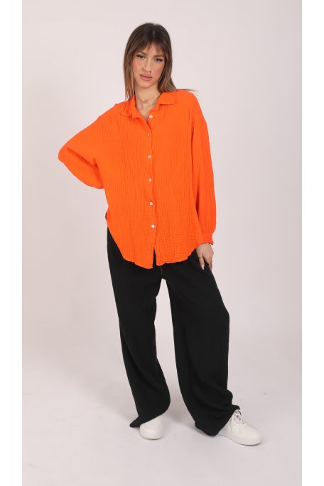 copy of White cotton gas shirt