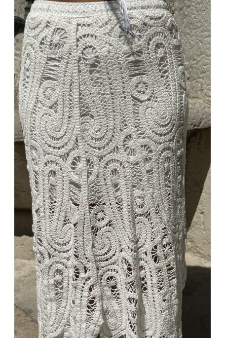 Jupe Dentelle Blanche