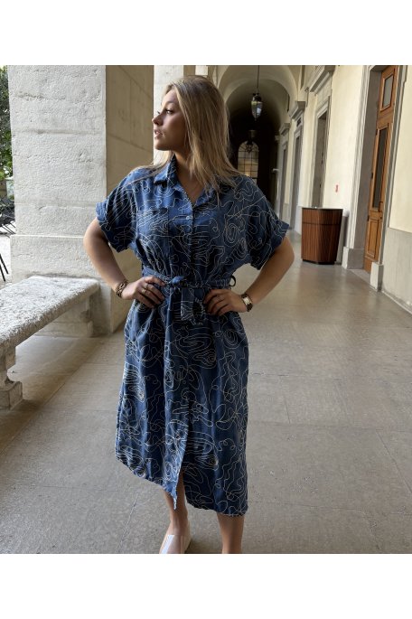 Robe Bleu