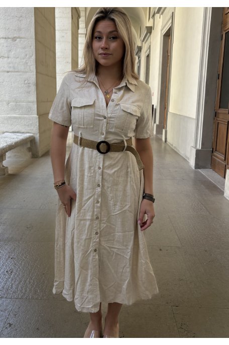Belt dress