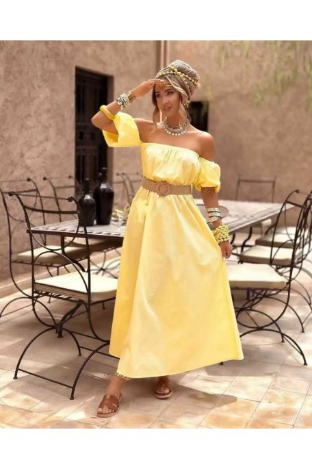 Robe jaune