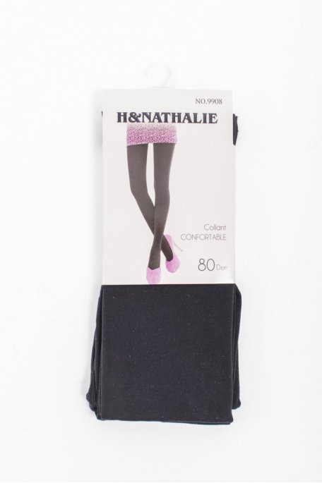 Collants noirs opaques Cinelle Paris
