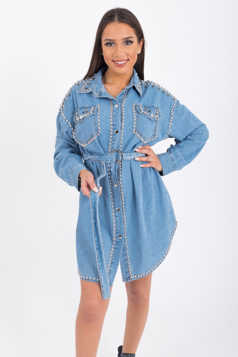 robe chemise denim